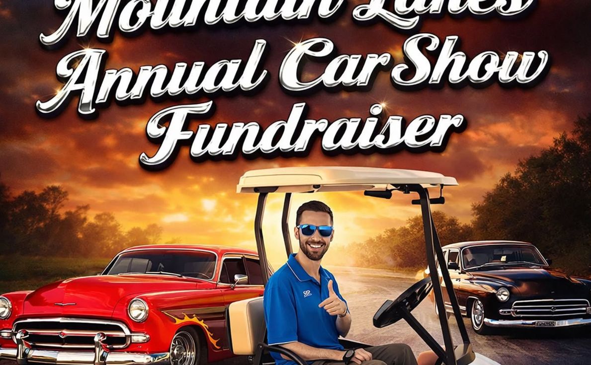 Mountain Lakes Car Show partial flyer June 2026